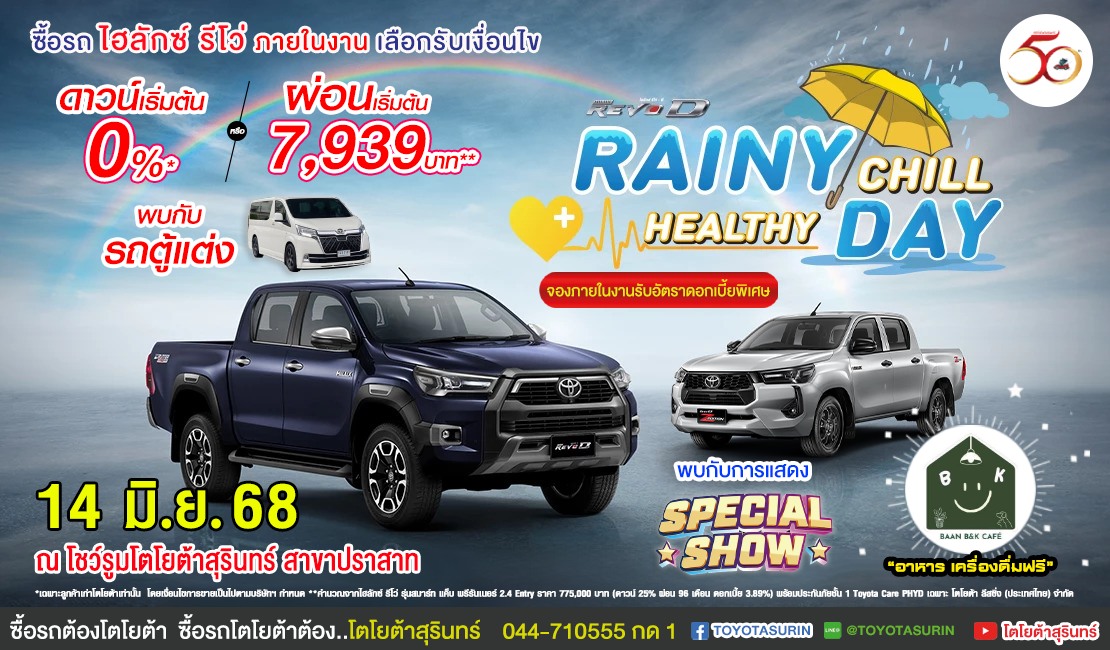 โปรโมชั่น โตโยต้าสุรินทร์